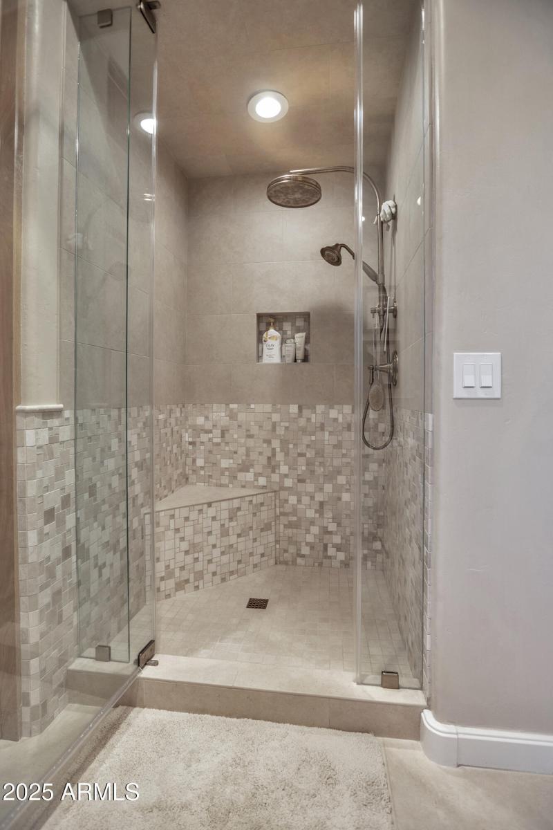 Master bath 1 shower