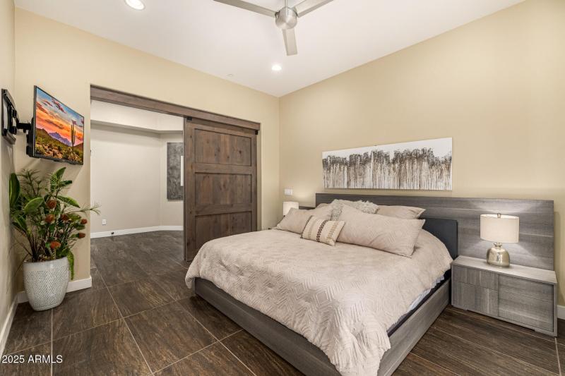 Guest Bedroom 1 with patio