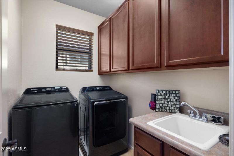 Cabinets in upstairs laundry