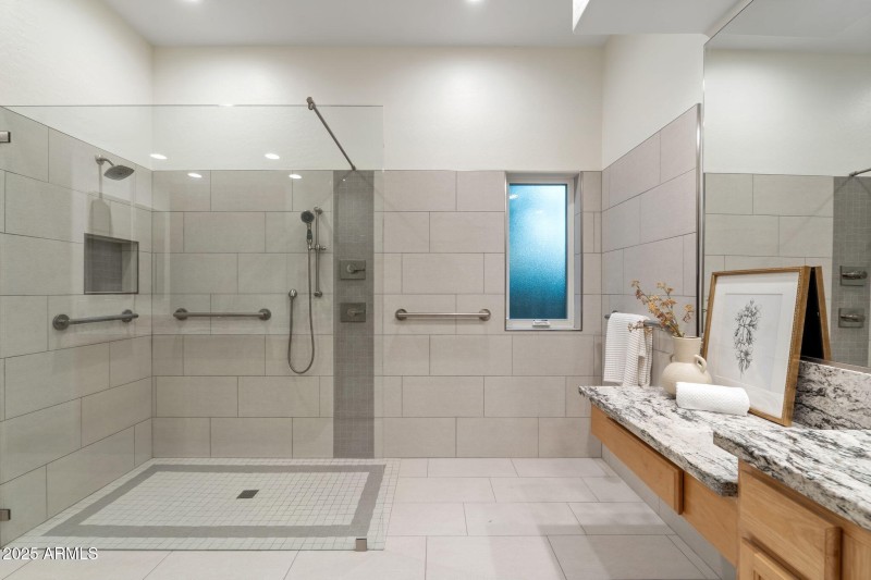 Glass Enclosed Walk-in Shower