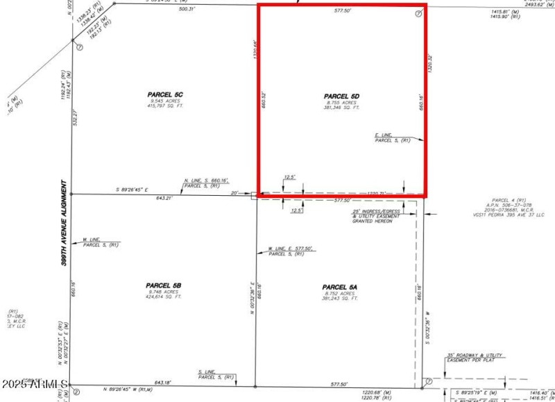 395th Ave and Cholla Parcel D - Survey C