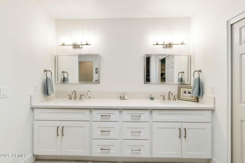 Primary Suite double vanity
