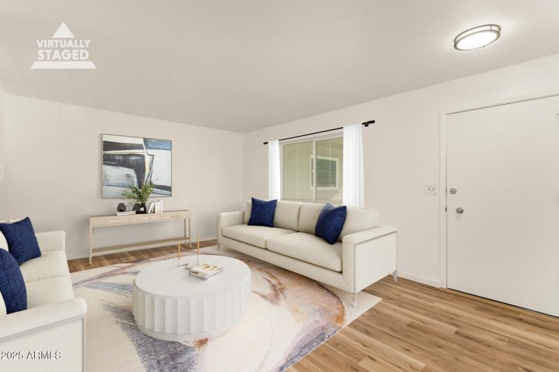 Virtually Staged- Living Room
