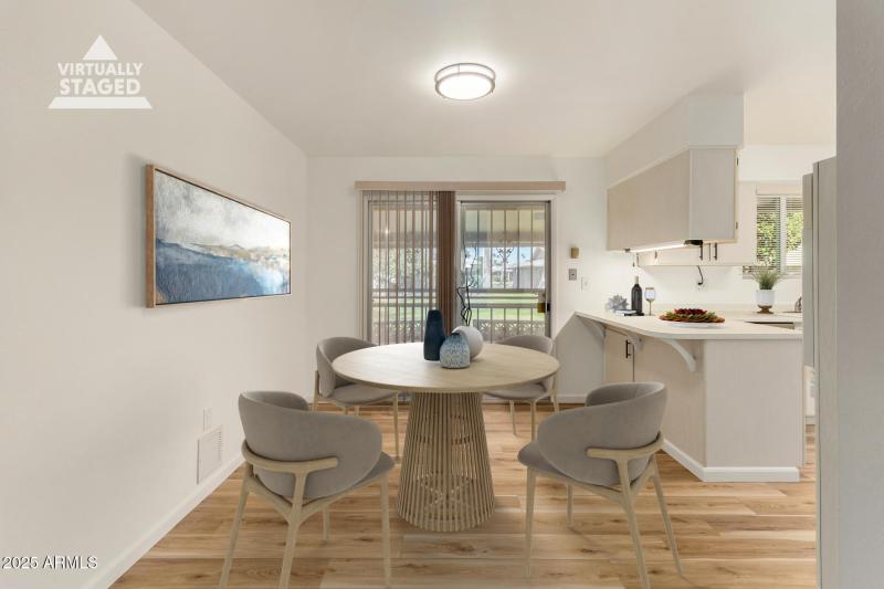 Virtually Staged- Dining Room