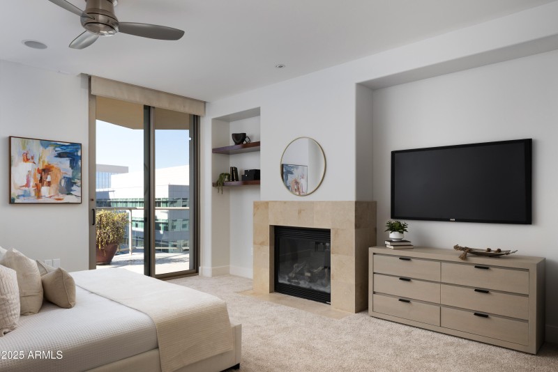 Primary suite Fireplace