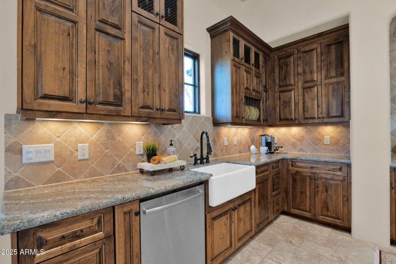 Knotty Alder Cabinetry