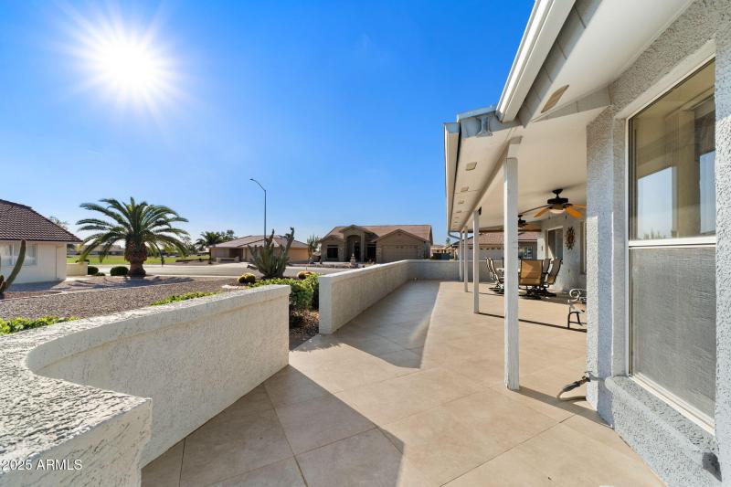 11241 E Medina Ave rear patio and view o