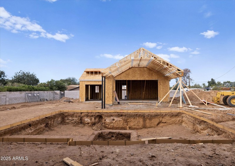 Backyard & Guest House Progress Photo