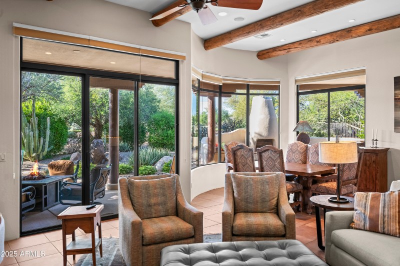 Greatroom with sliders