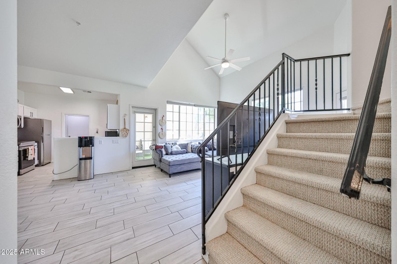 Great room from Downstairs master