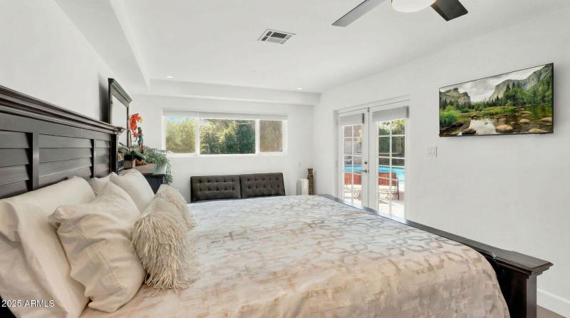 Bedroom Three with Pool Access