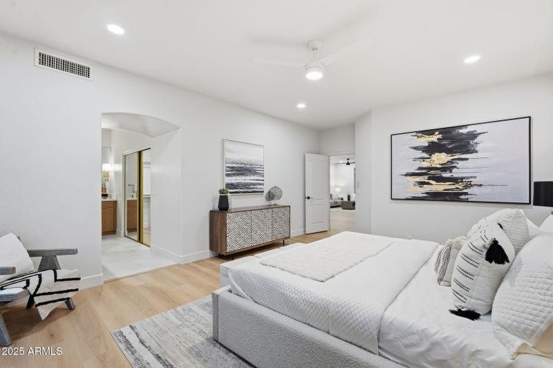 Primary bedroom with large en suite