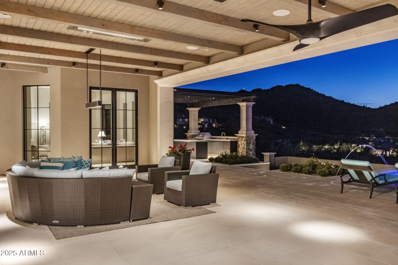 Veranda with Ceiling Heaters