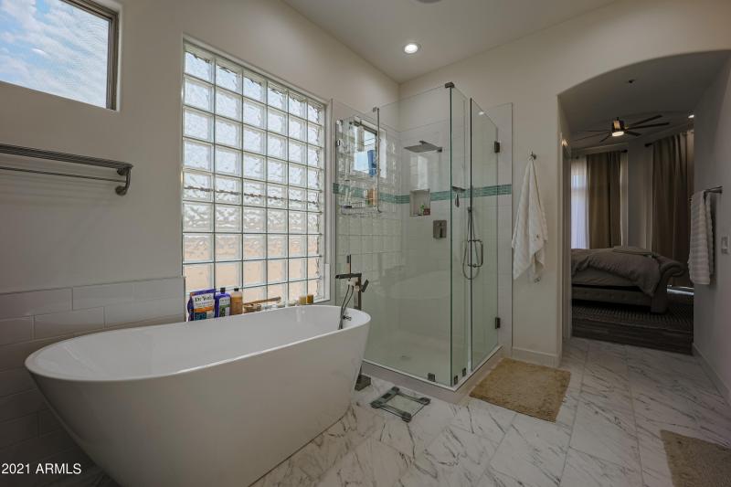 Master Tub and Shower
