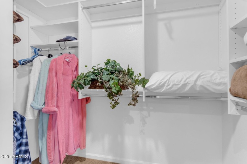 Primary walk-in closet 2