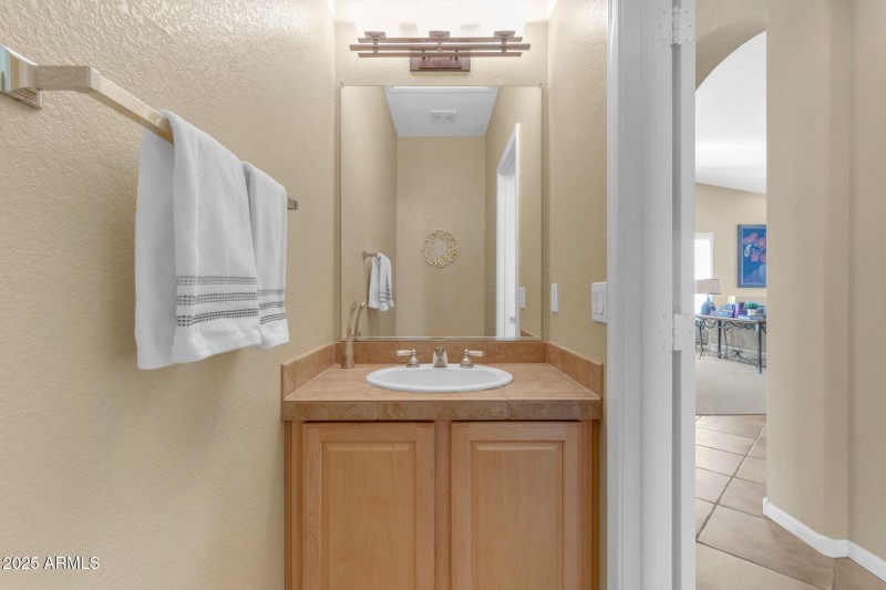 Powder room - main floor