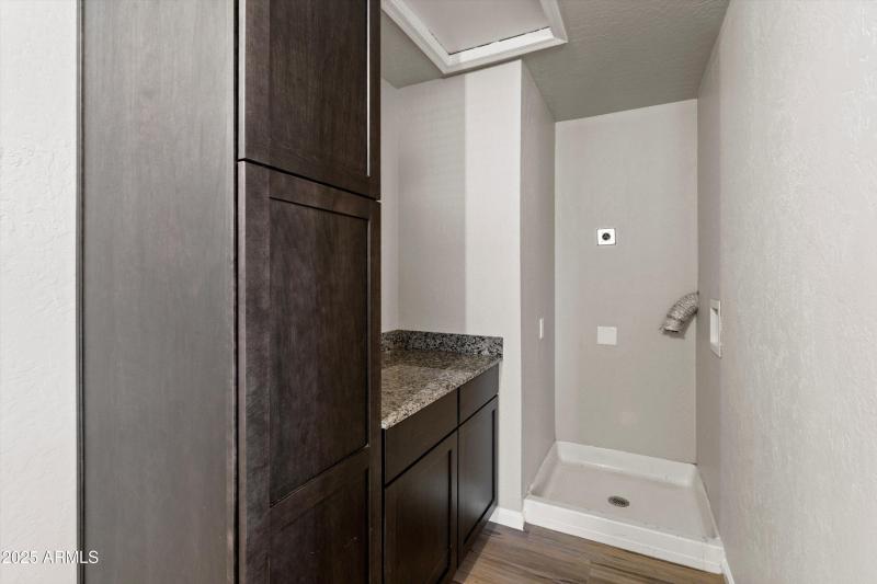 Upper Level Laundry and Storage