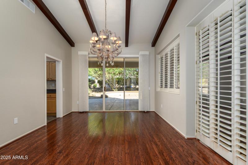 Dining Room Vaulted Ceilings