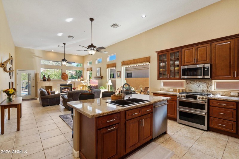 Kitchen to Family Room