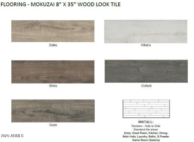 Flooring Options Included