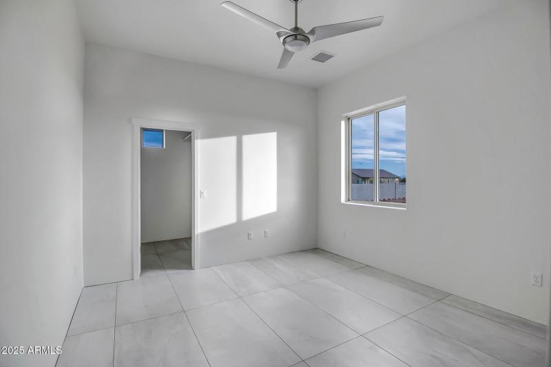 Bedroom of finished like home