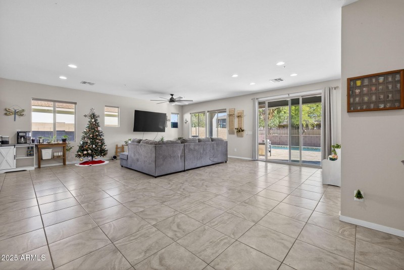 View from Dining area