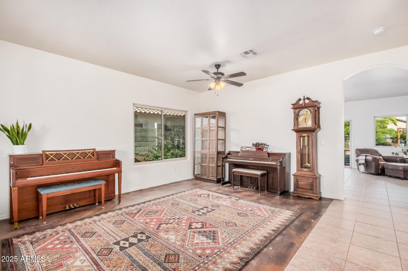 Front living & Dining