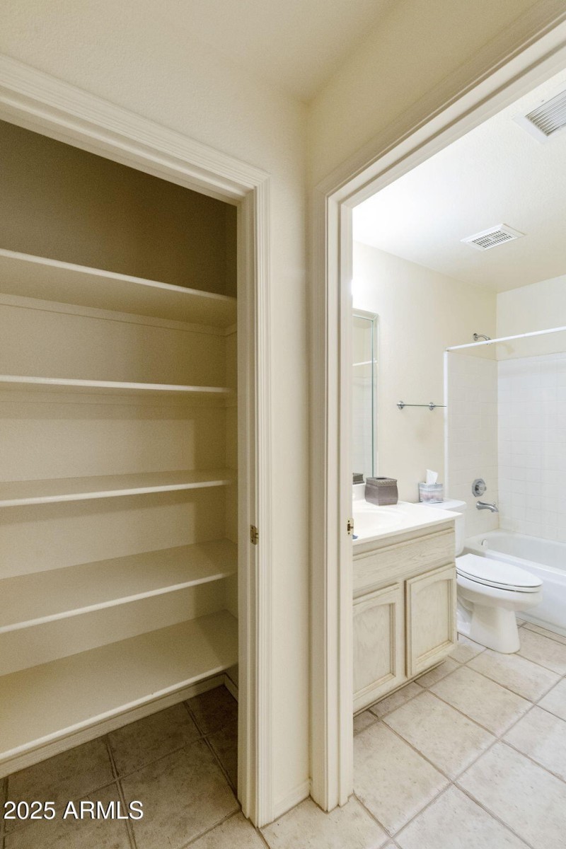 Guest Bedroom walk-in closet