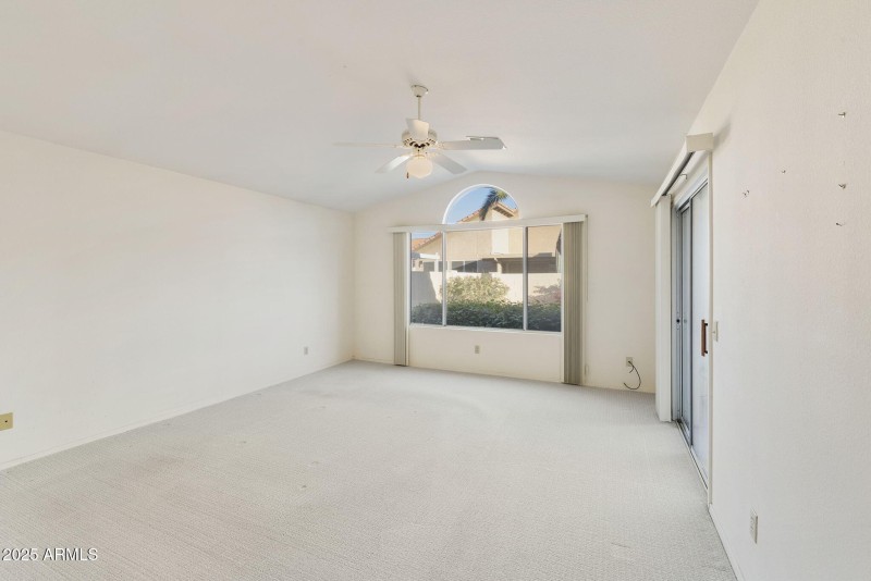 Primary Bedroom with patio access