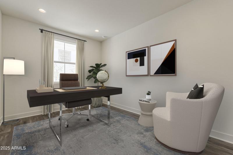 Virtually Staged Office