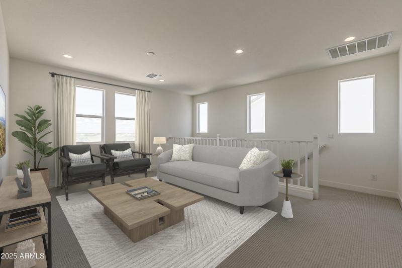 Virtually Staged Loft