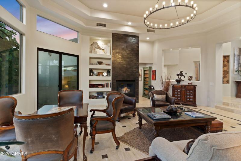 Living room patio access