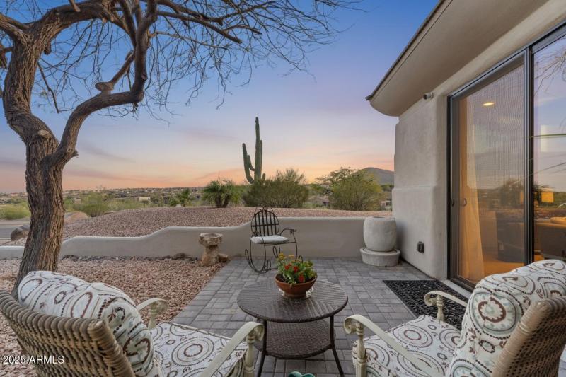 Patio for second primary bedroom