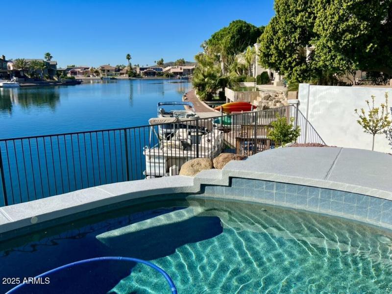 Tranquil Lakeside Swimming