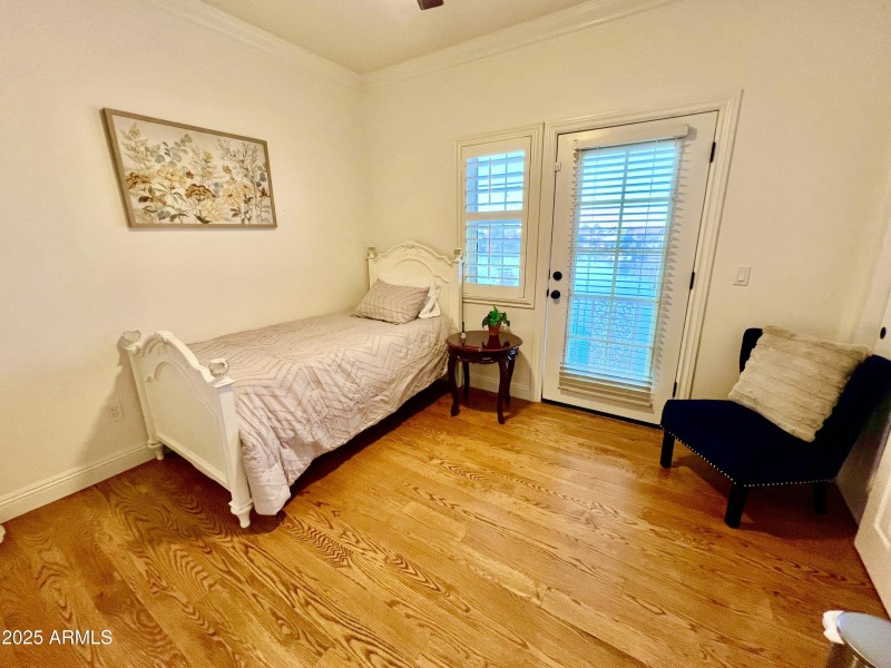 Upstairs Bedroom with Balcony