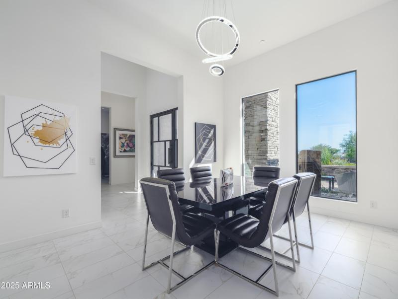 Perfect hosting space with wine bar