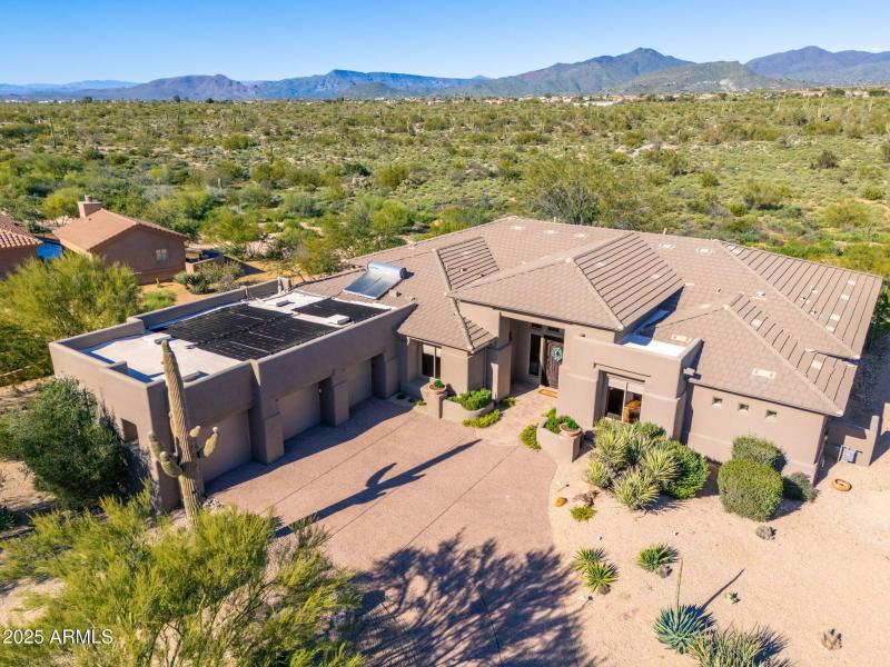Front of home aerial view