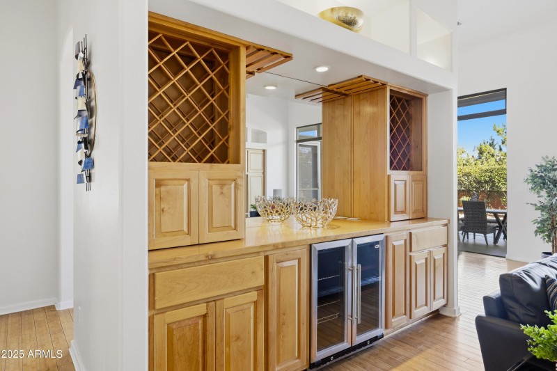 Custom Home Libation Center!