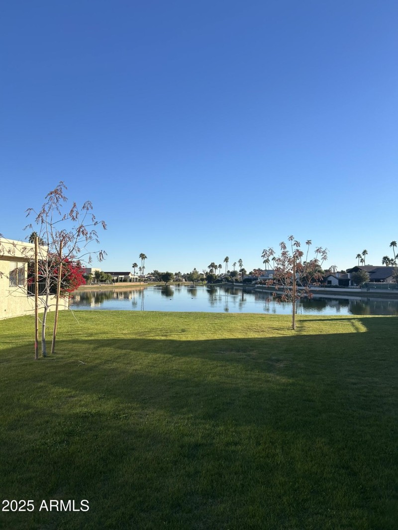 Lake Marguerite right across Del Cuarzo