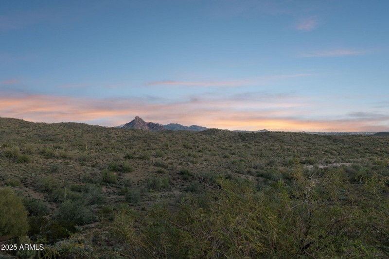 Sunset over the Desert