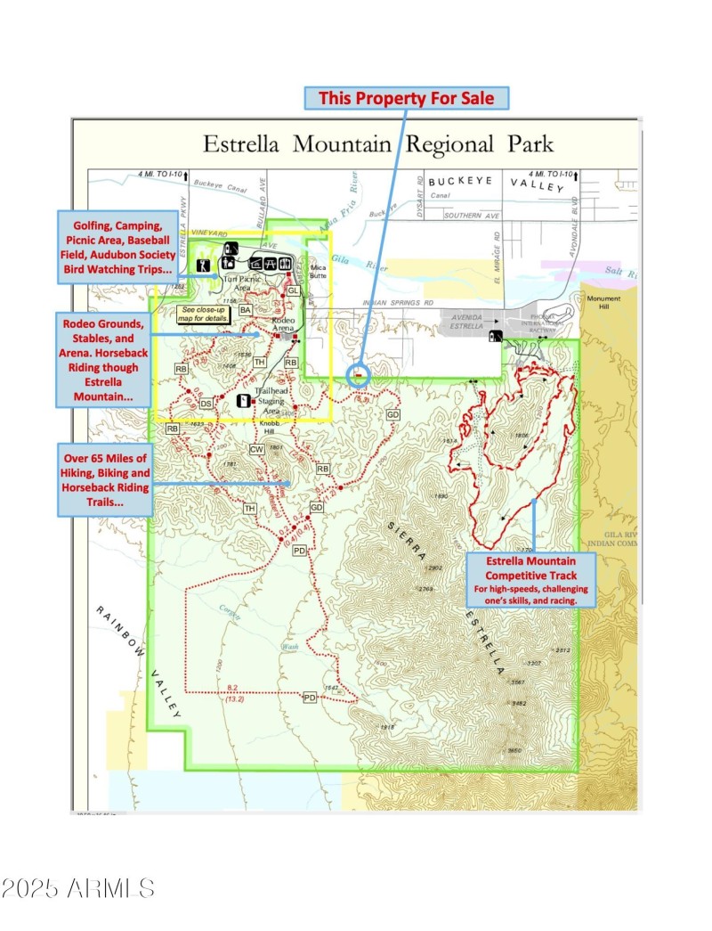 Estrella Park Map with Lot indicated