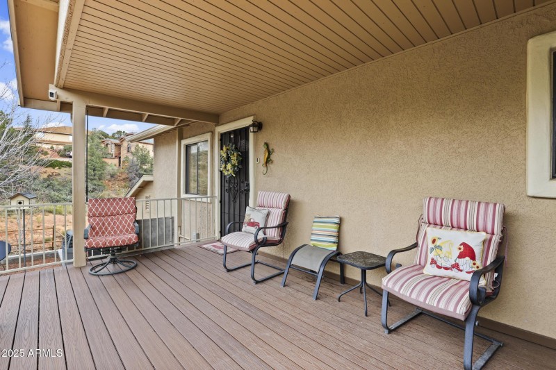 Covered Back Deck