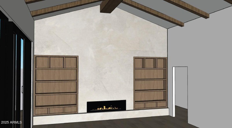 Great Room Fireplace Rendering
