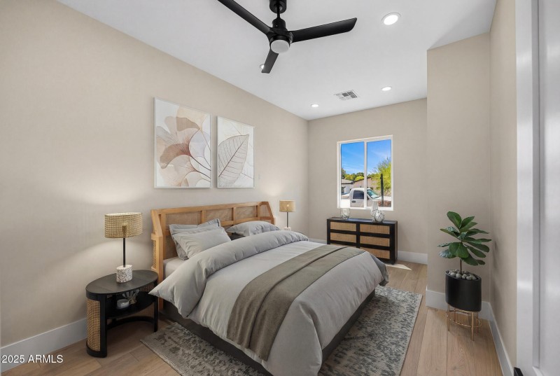 (Virtually Staged) Bedroom 4