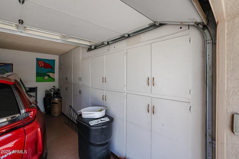GARAGE WITH CABINETS