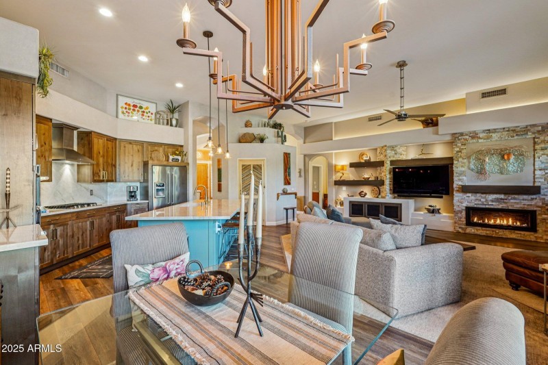 Open Kitchen and Family Room