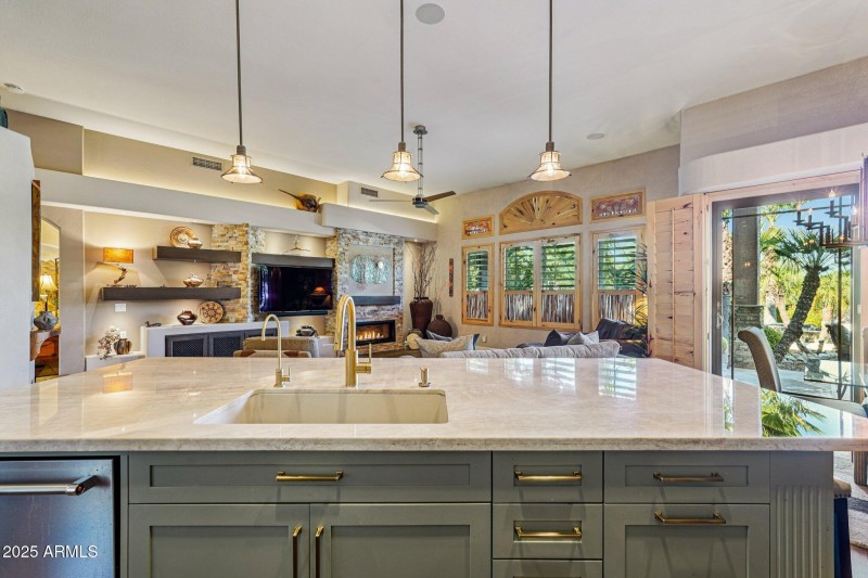 Granite Kitchen Island