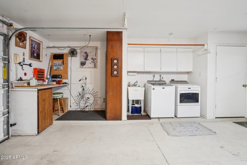 Workspace and Laundry