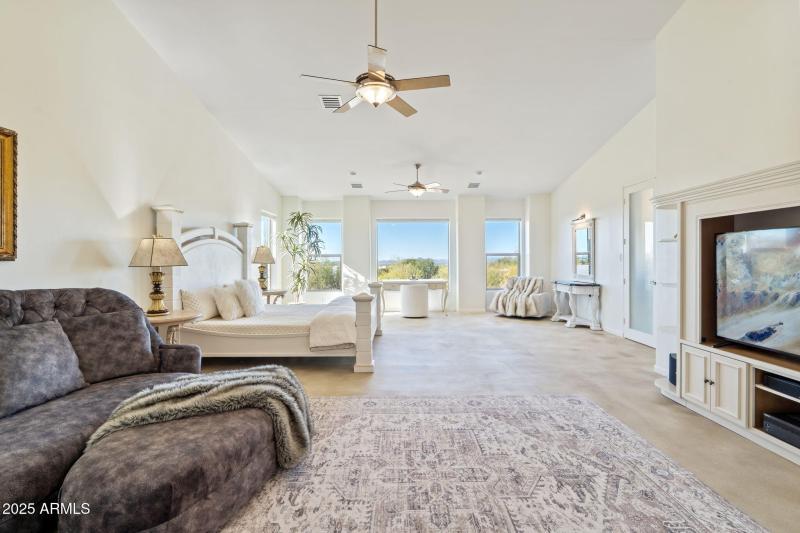 So big it has 2 Ceiling Fans