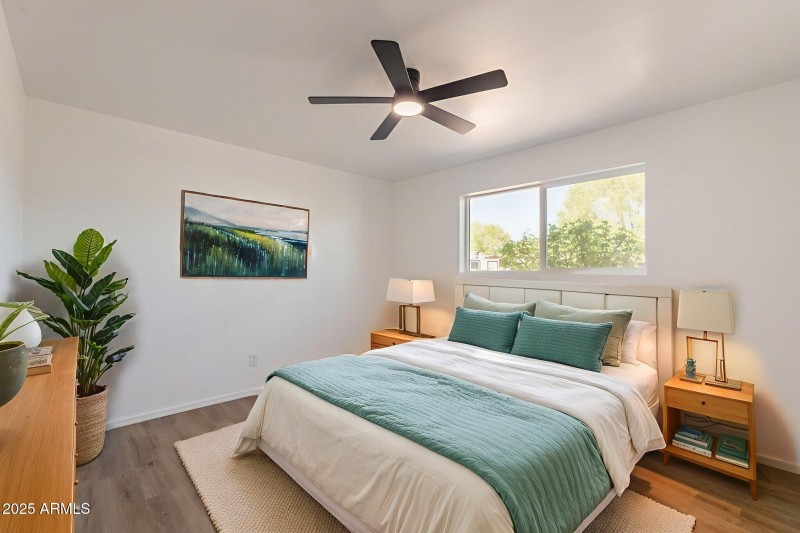 Master Bedroom virtually staged